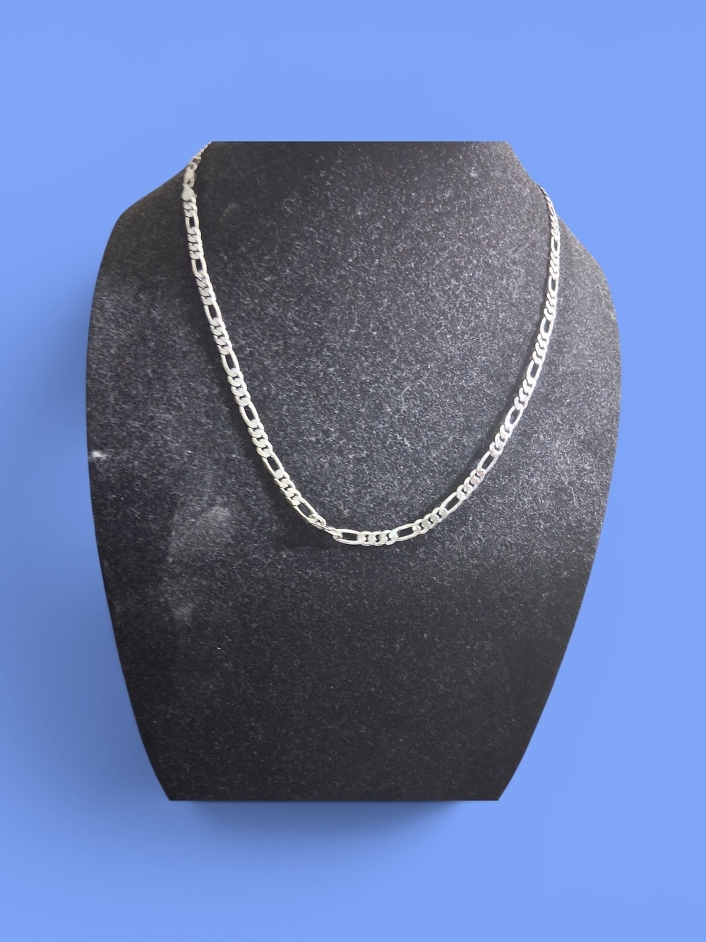 Figaro Chain Necklace in Silver Tone - Women's Necklace